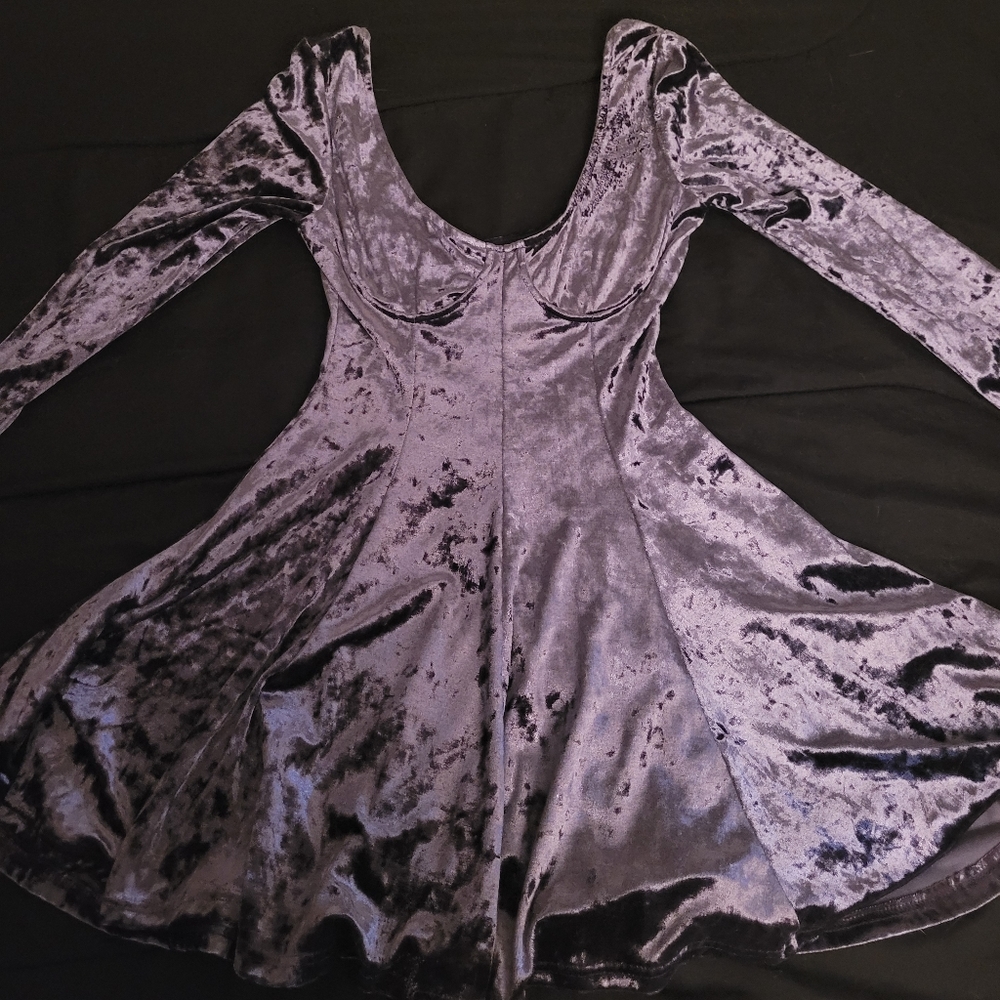Purple Velvet dress